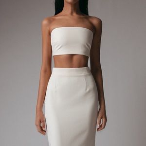 Namelazz tube top and skirt